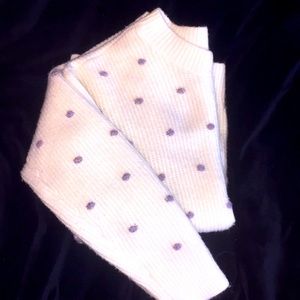 Comfy poke-dot oversized LOFT sweater lou&grey